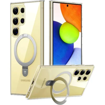 Torras URPO OStand Clear Series Case for Galaxy S24 Ultra - Clear