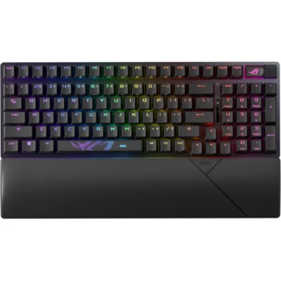 ASUS ROG Strix Scope II 96 Wireless Gaming Keyboard (NX Snow Linear Switches)