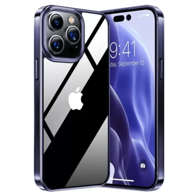 Torras Diamond Series Phone Case for iPhone 14 Pro 6.1 Inch – Deep Purple
