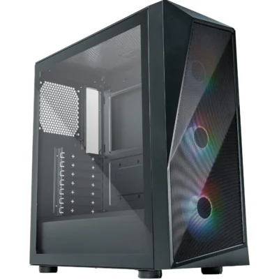 Cooler Master CMP 520 ARGB ATX Mid-Tower PC Case - Black