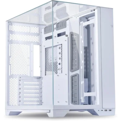 Lian Li O11 Vision White Aluminum / Steel / Tempered Glass ATX Mid Tower Computer Case