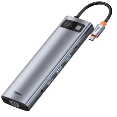 Baseus Metal Gleam Series 11 in 1 Type-C Multifunctional Hub