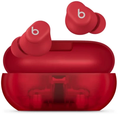Beats Solo Buds True Wireless Earbuds — Transparent Red