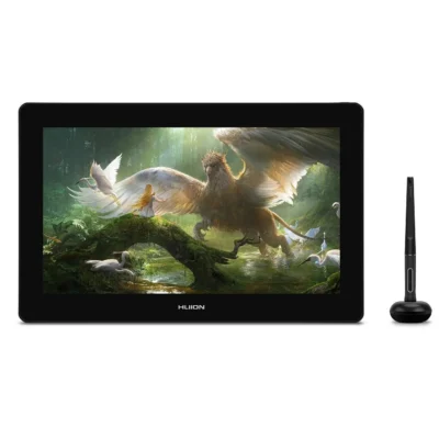 HUION Kamvas Pro 16 (4K) UHD Graphic Drawing Tablet with Screen, Full-Laminated Display, 8192 Battery-Free Stylus Supports Tilt Function, 120% sRGB, Stand Included - 15.6 Inch