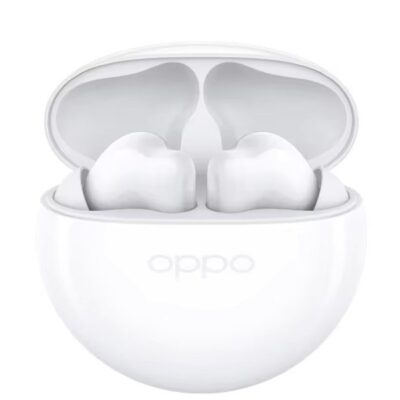 Oppo Enco Air 2i Bluetooth Truly Wireless in-Ear Earbuds with Mic, Fast Charging & Up to 28Hrs Battery - White
