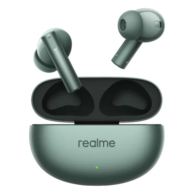 realme Buds Air 6 TWS Earbuds with Active Noise Cancellation (IP55 Dust & Water Resistant, Fast Charging, Forest Green)