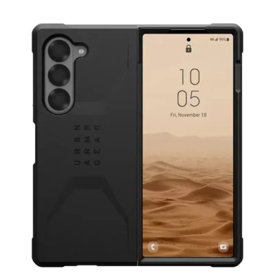 UAG Civilian Series Phone Case for Samsung Galaxy Z Fold 6 – Black