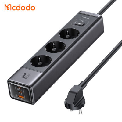 Mcdodo 6-in-1 30W GaN Surge Protection Power Strip (EU)