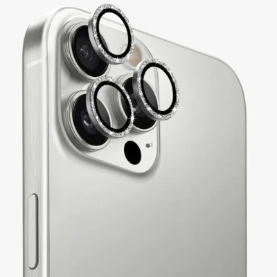 Uniq Optix Aluminium Camera Lens Protector for iPhone 16 Pro / 16 Pro Max – Shimmer White