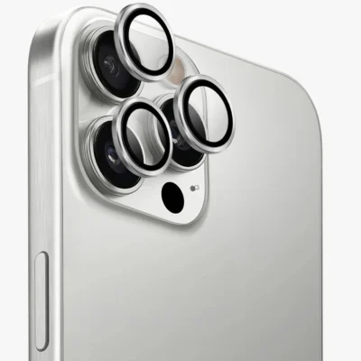 Uniq Optix Aluminium Camera Lens Protector for iPhone 16 Pro / 16 Pro Max – Silver
