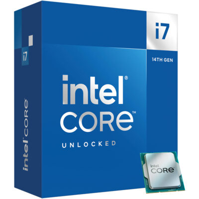 Intel Core i7-14700K 14th Gen (Turbo 5.6 GHz) 20-Cores (8 P-Cores + 12 E-Cores) - Unlocked LGA 1700 with Integrated Graphics Desktop Processor
