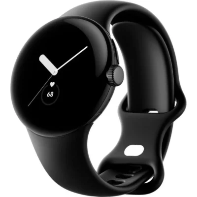 Google Pixel Watch 2 with the Best of Fitbit and Google - Heart Rate Tracking, Stress Management, Safety Features - Android Smartwatch - Matte Black Aluminum Case - Obsidian Active Band - Wi-Fi