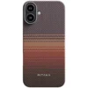 Pitaka sunset moonrise tactile woven case for iphone 16 plus