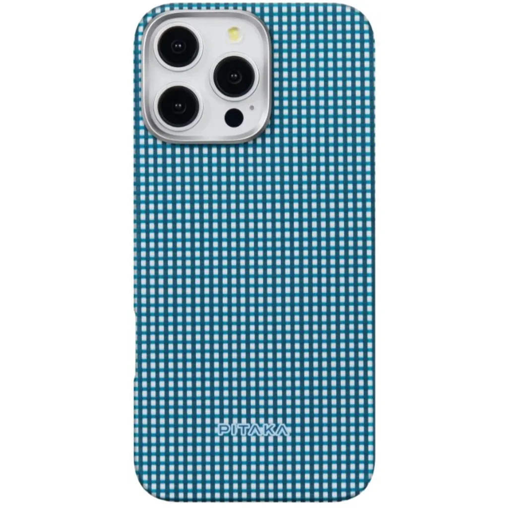 PITAKA Ultra-Slim Case for iPhone 16 Pro Max – Ocean Blue