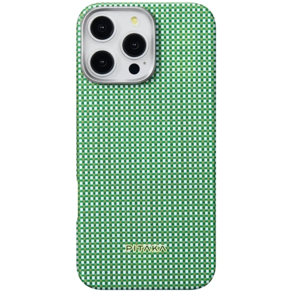 PITAKA Ultra-Slim Case for iPhone 16 Pro Max – Forest Green