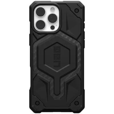 UAG Monarch Pro MagSafe Compatible Phone Case for iPhone 16 Pro Max – Carbon Fiber