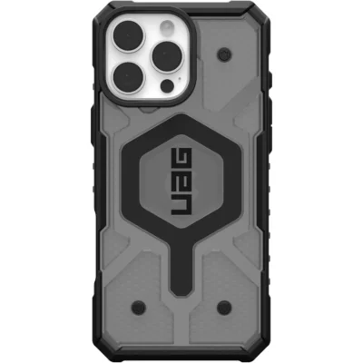 UAG Pathfinder Magsafe Compatible Phone Case for iPhone 16 Pro Max – Ash