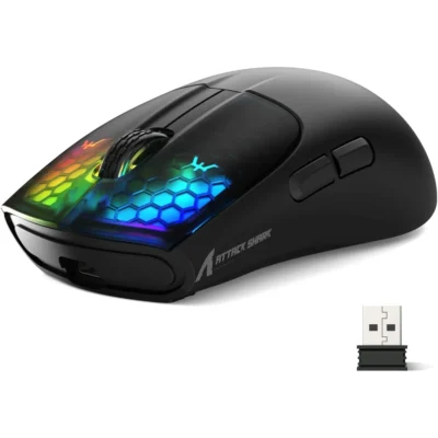 ATTACK SHARK X5 Wireless Gaming Mouse - Black