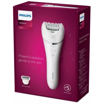 Philips Series 8000 Wet & Dry Epilator (BRE710/01)