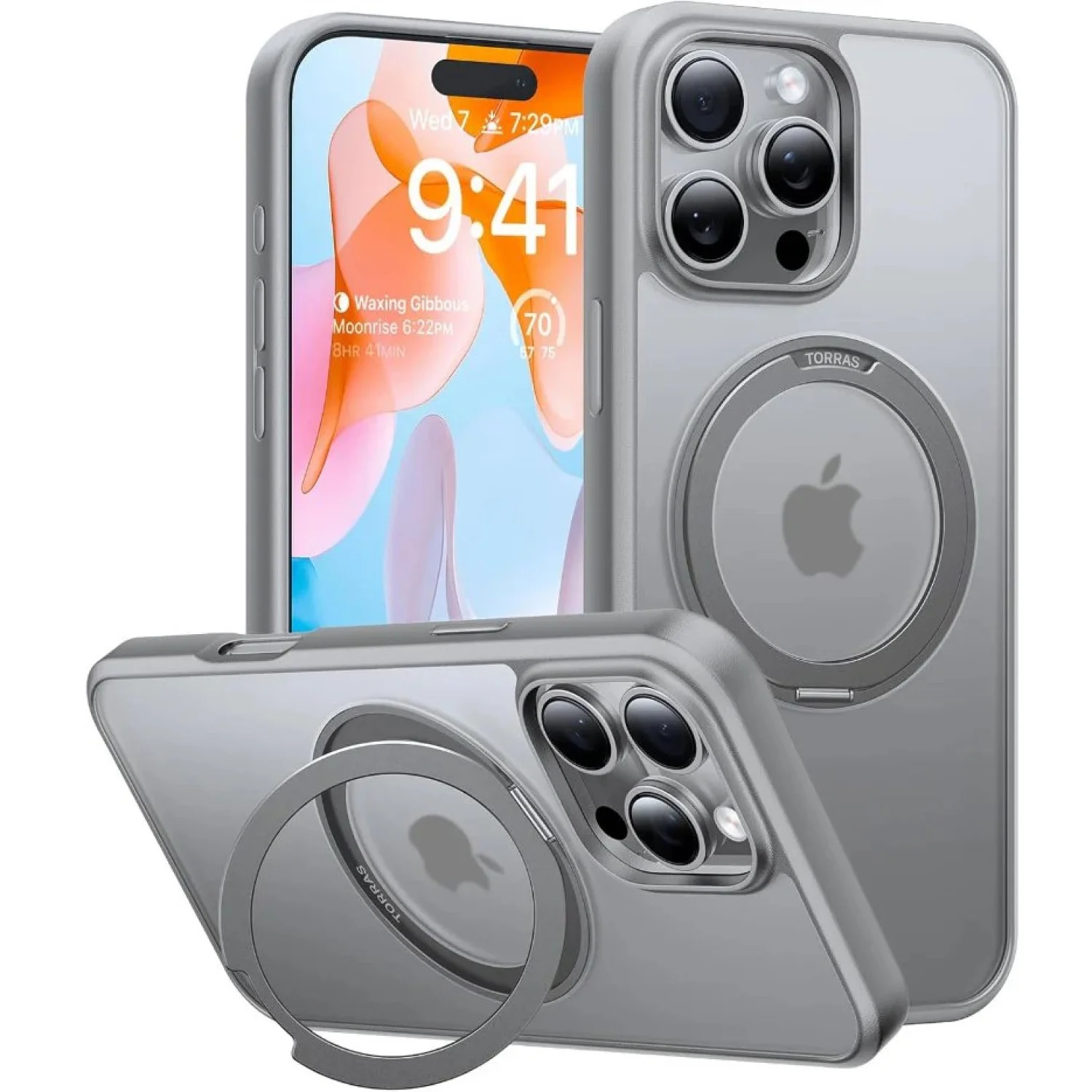 Torras Ostand R Case for iPhone 16 Pro