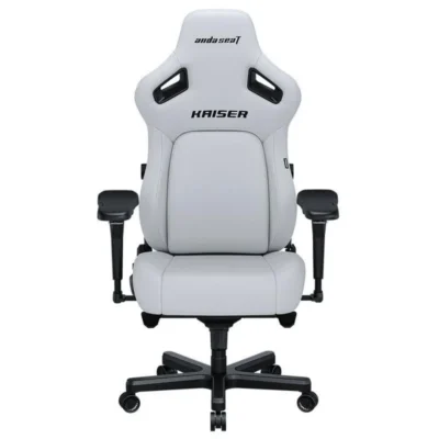 Anda Seat Kaiser 4 XL PVC Premium Leather Gaming Chair - Cloudy White
