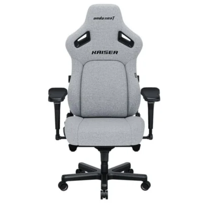 Anda Seat Kaiser 4 L Fabric Gaming Chair - Ash Gray