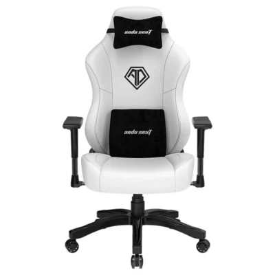 Anda Seat Phantom 3 Leather Gaming Chair - Cloudy White
