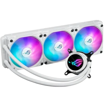 ASUS ROG Strix LC III 360 ARGB LCD AIO 360mm Liquid CPU Cooler - White