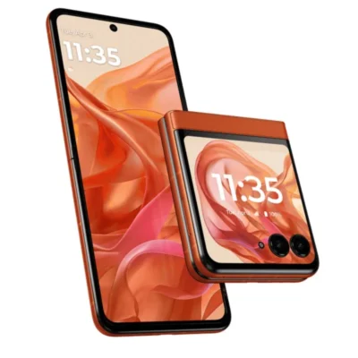 Motorola Moto Razr 50 (8GB, 256GB, Spritz Orange)