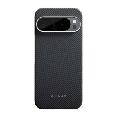 PITAKA MagEZ Compatible Case for Google Pixel 9 Pro XL – Black/Grey