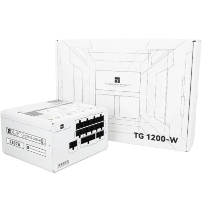 Thermalright TG-1200-W 1200W ATX 3.0 PCIE 5.0 80+ Gold Full Modular Power Supply - White
