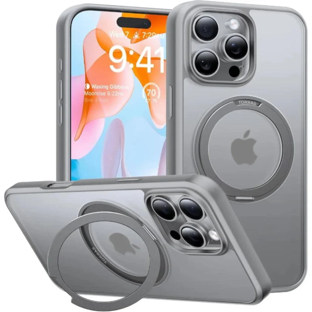 Torras Ostand R Fusion Case for iPhone 16 Pro Max