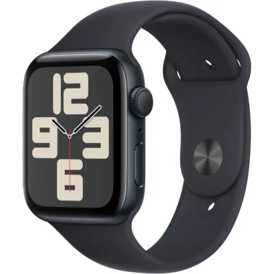 Apple Watch SE (2nd Generation) 44mm Aluminum Case with Midnight Sport Band (2024) - Midnight