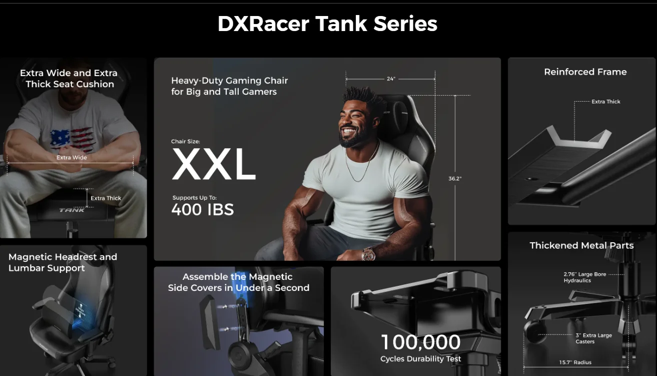 dxracer tank chair price in pakistan