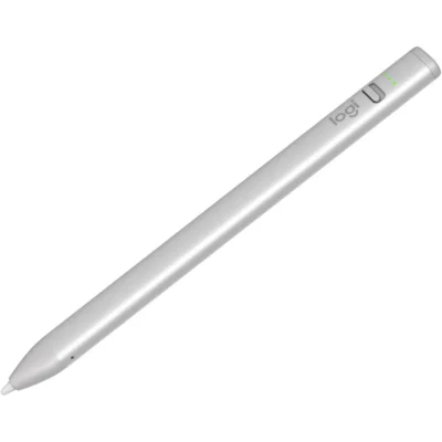 Logitech Crayon Digital Pencil for iPads with USB-C Port (Silver)