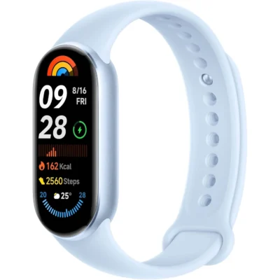 Xiaomi Smart Band 9, 1.62" Amoled Display | 233 mAh Battery | up to 21 Days of Battery Life | Over 150 Workout Modes | BT 5.4 | 50M Water Resistant (Arctic Blue)