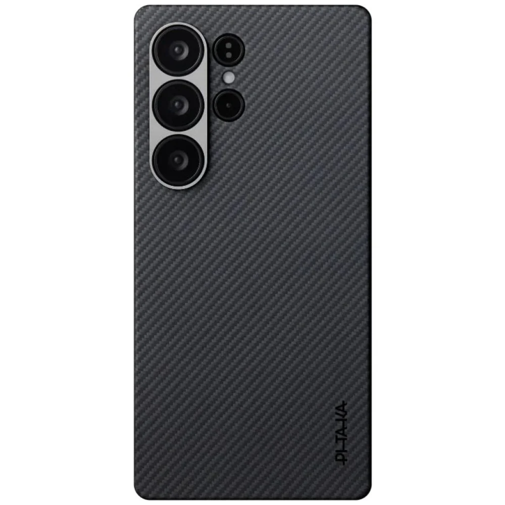 PITAKA Samsung Galaxy S25 Ultra MagEZ Compatible Case – Black/Grey
