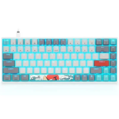 Skyloong GK68 Coral Sea Tri-mode Wireless RGB Mechanical Keyboard (Red Switches)