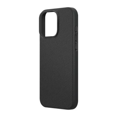 UNIQ Keva Air MagSafe Phone Case with GripFit Premium for iPhone 16 Pro Max – Carbon Black