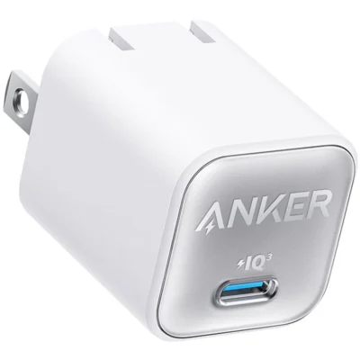 Anker 511 Nano 3 GaN 30W USB-C Wall Charger - Aurora White