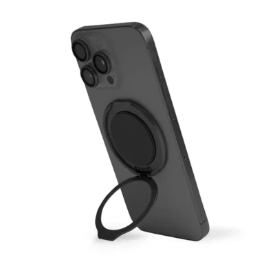 UNIQ Gripfit Classic Magnetic 360 Mount with Kickstand for Phones – Black