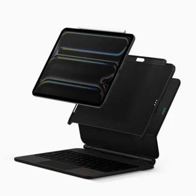 UNIQ Axel Snap-Easy Magnetic Stand Case for iPad Pro 11” M4 & iPad Air 11” – Black