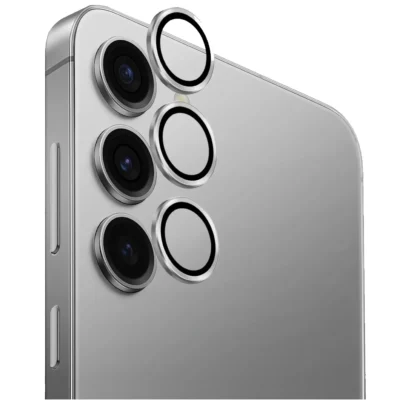 UNIQ Optix Camera Lens Protector for Samsung Galaxy S25 Plus – Silver
