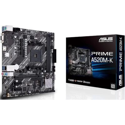 ASUS PRIME A520M-K/CSM AMD AM4 microATX Motherboard