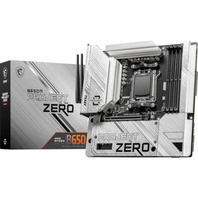 MSI B650M Project Zero Gaming Motherboard