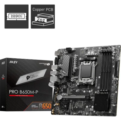 MSI PRO B650M-P AM5 Micro-ATX Motherboard