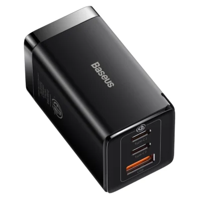 Baseus GaN5 Pro Fast Charger 3 Ports Black