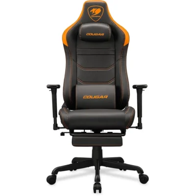 Cougar ARMOR EVO S Ergonomic Gaming Chair, Breathable PVC Leather - Black/Orange