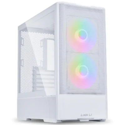 Lian Li Lancool 207 Compact ATX RGB Gaming Computer Case - White