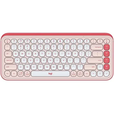 Logitech POP Icon Keys Compact Wireless Keyboard - Rose